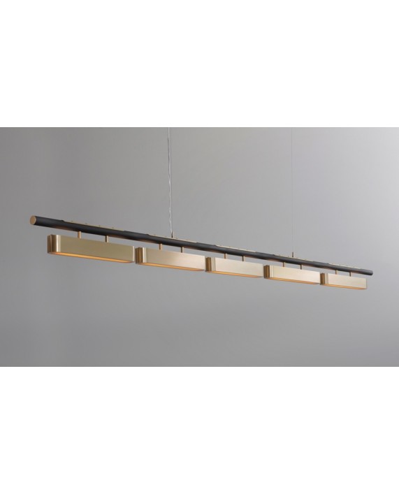 Bert Frank Colt Linear 5 Rod Pendant Lamp